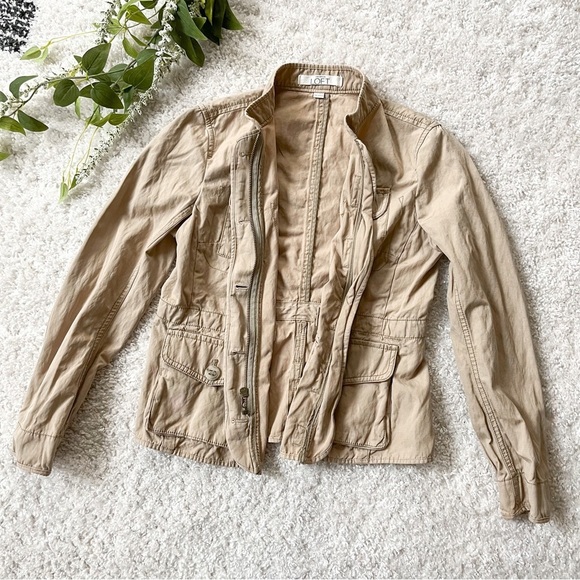 LOFT Tan Utility Jacket - Picture 2 of 10